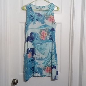 Peppermint Bay tropical print swim cover up
